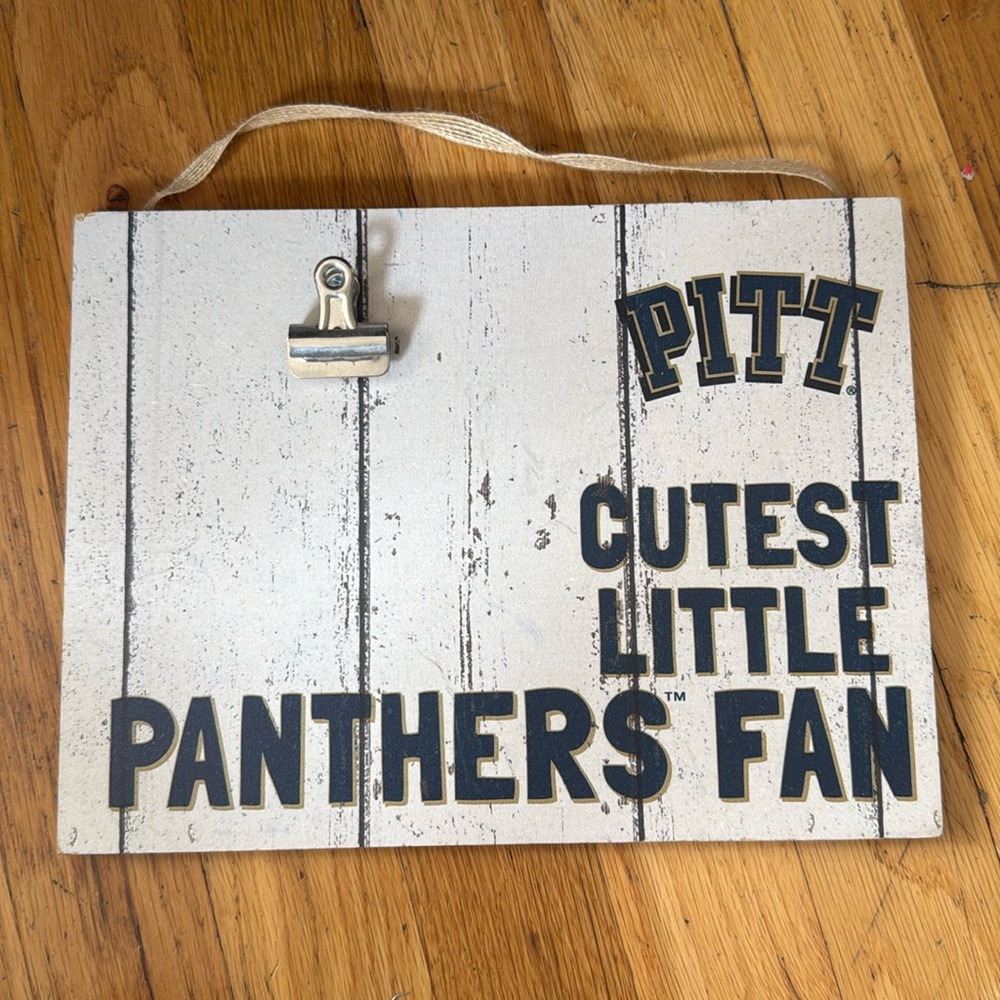 UNIVERSITY OF PITT CLIP IT WEATHERED LOGO PHOTO FRAME PITTSBURGH